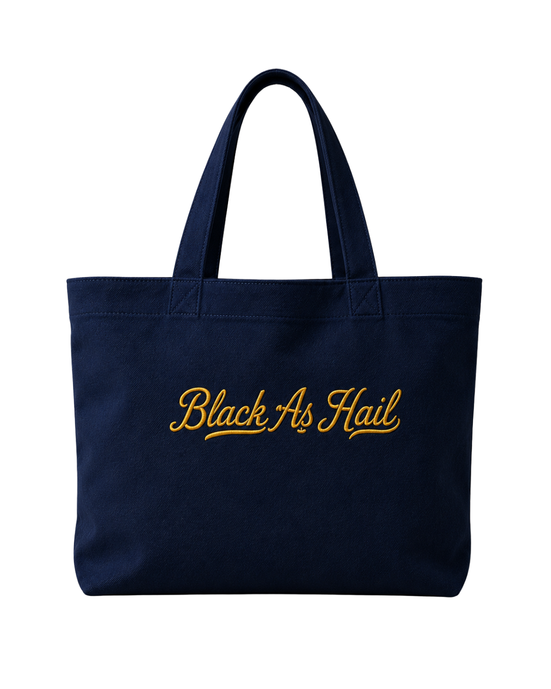 Black As Hail Tote — Navy