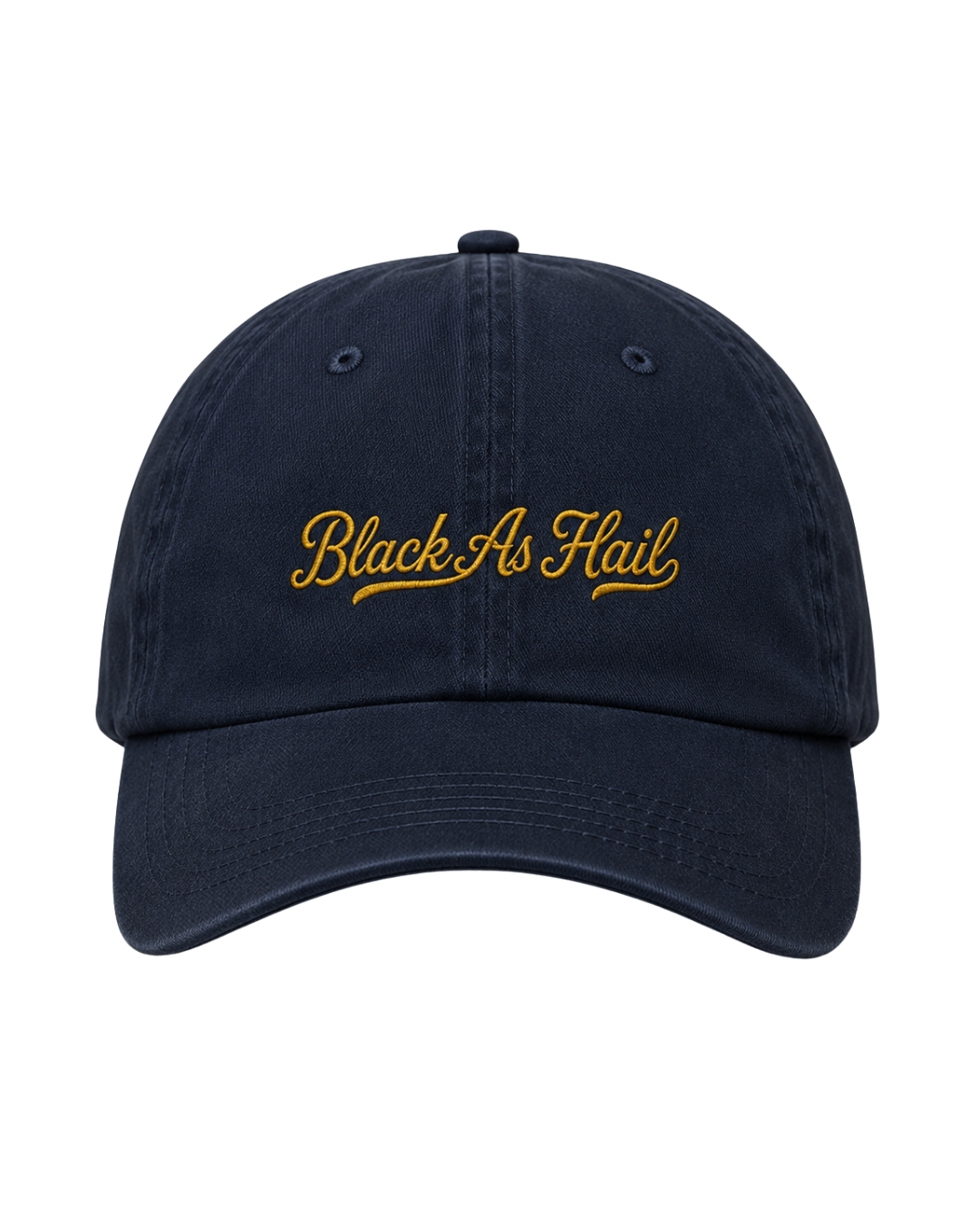 Black As Hail Dad Hat — Navy
