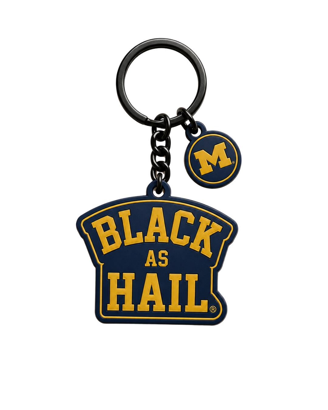 Black As Hail Keychain
